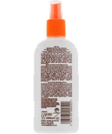 Malibu Sun SPF 20 Lotion Spray 200ml - Medium Protection, Water Resistant with Vitamin Enrichment - Buy Online on GoSupps.com