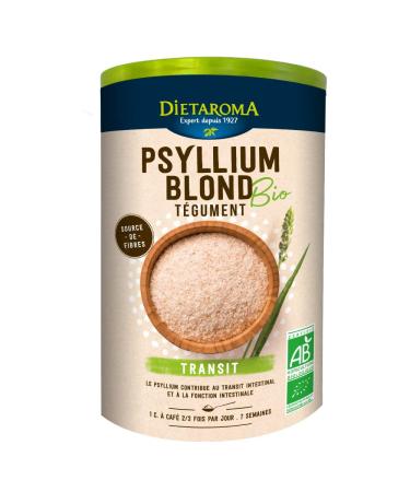 Psyllium blond Bio - Pot 300g Dietaroma.