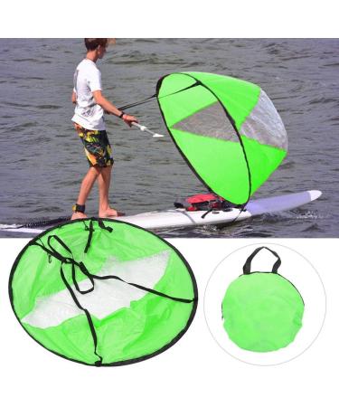 AMONIDA PVC 108cm Downwind Wind Paddle Sailboat Wind Sail for Kayak Canoe Boat-Green - Buy Online on GoSupps.com