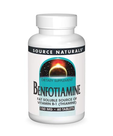 Source Naturals Benfotiamine 150 mg 60 Tablets