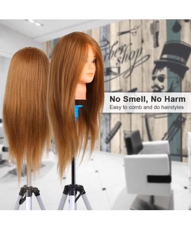 100% Real Hair Training Heads for Hairdressers | Professional DIY Hairstyle Practice Set - Buy Online on GoSupps.com