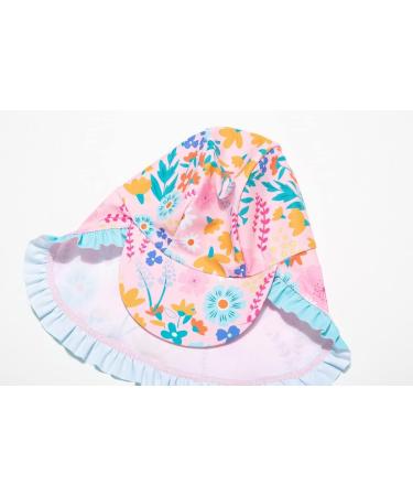 Bonverano Baby Girls Long Sleeve Swimsuit UPF 50+ Sun Protection 9-12 Months Pink Blue - Buy Online on GoSupps.com