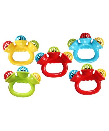 Ibasenice 10 pc Baby Bite Toys & Rattles - Safe Chewing Toys for Toddlers & Newborns - Buy Online on GoSupps.com