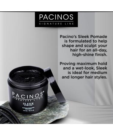 Pacinos Sleek Pomade 118ml - Water-Soluble Extra Stop & Shine Long-Lasting Definition for All Hair Types - Fruity Fragrance - Buy Online on GoSupps.com
