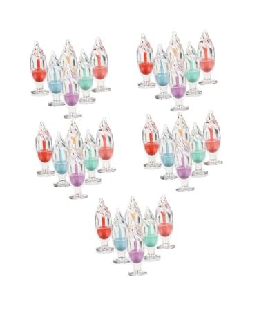 Ipetboom 30 Pcs Ice Cream Lip Glaze Tube Lipstick Holder Lipgloss Tubes Liquid Lipstick Lip Balm Tube Refillable Lip Gloss Tube Diy Lip Gloss Tube Plastic Miss Makeup Tools Cute 8x2.5CMx5pcs As Shownx5pcs