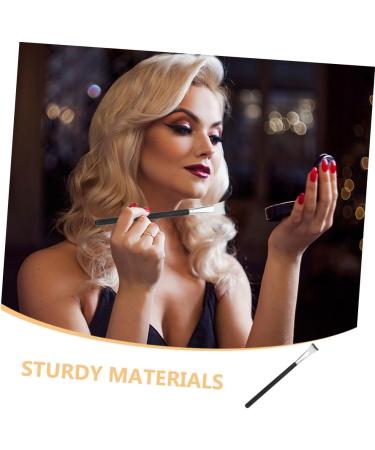 Beavorty Fish Tail Brush Blush Brush Highlighter Brush Highlighters Nose Contour Brushes Makeup Tool Simple Shaped Makeup Brush Powder Brush Makeup Brush for Nose Women Makeup Brushes 18.50X1.00X1.00CM Black - Buy Online on GoSupps.com