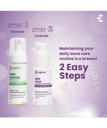 Oil-Free Gel Moisturiser for Oily & Acne-Prone Skin | Lightweight Hydration with Witch Hazel Niacinamide & Green Tea | Paraben & Sulphate Free - 50g - Buy Online on GoSupps.com