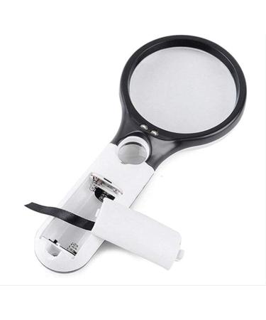 Lightweight Magnifying Glass Hhandheld Portable Hd Magnifying Glass with Light Used for The Elderly to Read Appraisal Watch Repair Lofty Ambition - Buy Online on GoSupps.com