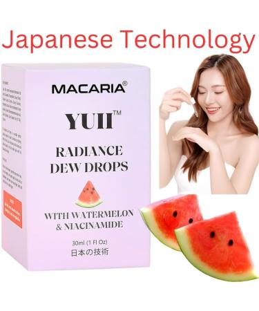 Macaria Herbal YUII Glow Face Serum Hydrate Extend Makeup Visibly Smooth and Glowy Skin Japanese Recipe - Buy Online on GoSupps.com