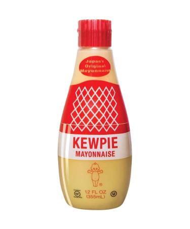 Kewpie Mayonnaise - Japanese Mayo Sandwich Spread Squeeze Bottle - 12 Ounces (Pack of 2) .SET of 2