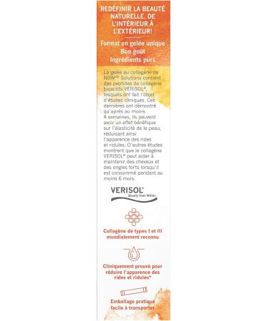 NOW Solutions Collagen Jelly Beauty Complex Sweet Orange 20g x 10 sticks - Buy Online on GoSupps.com
