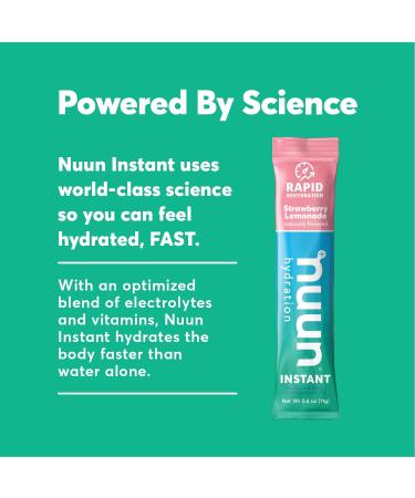 Nuun Instant Electrolyte Powder Packets - Strawberry Lemonade Flavor - 16 Servings - Buy Online on GoSupps.com