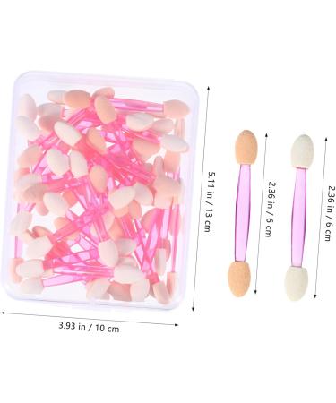 BELLIFFY 100pcs Double Ended Eyeshadow Brush Eye Shadow Sponge Double-ended Eyeshadow Cosmetic Makeup Brush Dual Sides Eyeshadow Eye Shadow Applicator - Buy Online on GoSupps.com