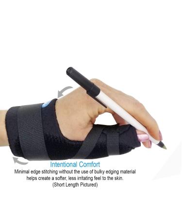 Comfort Cool Thumb Spica Brace - 3 Length Options - Moldable Rigid Support Stay - Arthritis, de Quervain's, Carpal Tunnel, Tendinitis - Mid/LG & X-LG - Buy Online on GoSupps.com