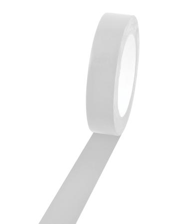 Champion Sports Floor Marking Vinyl Tape for Athletics and Social Distancing - Multiple Colors and Lengths 1" X 60yd White