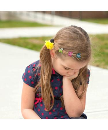 50 Pack Mini Butterfly Hair Clips in 12 Gradient Colors - Cute Hair Accessories for Women and Girls with Box Packaging - Buy Online on GoSupps.com
