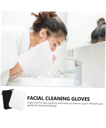 FRCOLOR 16 Pcs Fiber Makeup Remover Gloves - Exfoliating Microfiber Face Cleansing Towels for Gentle Skin Care - Ideal for Travel & Oil Removal - Buy Online on GoSupps.com
