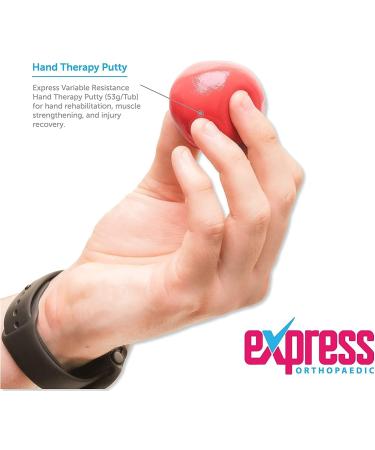 Express Orthopaedic Hand Therapy Putty - Medically Approved Resistance Squeeze Putty (X-Soft Yellow) for Strength & Rehabilitation - Buy Online on GoSupps.com