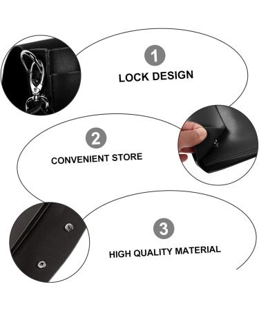 Minkissy 3-Pack Scissors Belt Bag Holder - Leather Pocket Hairdressing Storage 21x13cm - Essential Accessory for Hairdressers - Buy Online on GoSupps.com
