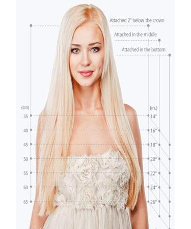Elailite Standard Weft Hair Extensions - 20 Light Brown Remy Clip-In Human Hair - 8 Pieces Full Head, 105g - Buy Online on GoSupps.com