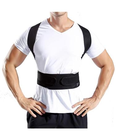 Back Posture Corrector for Women & Men | Plus Size XS-5XL Adjustable Spine Support Belt - Gray XL | Lumbar Brace & Posture Trainer - Buy Online on GoSupps.com