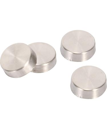 Uinfhyknd 16 mm Stainless Steel Mirror Nail Screw Cap (8 Pieces) - Buy Online on GoSupps.com