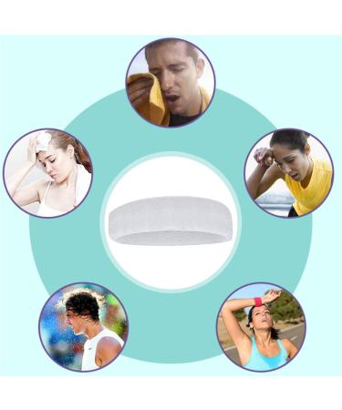 Buy Liujzzj 3 Pack Sports Headbands - Elastic Non-Slip Moisture-Wicking Athletic Cotton Hair Bands for Men & Women - Perfect for Sports & Workouts - Buy Online on GoSupps.com