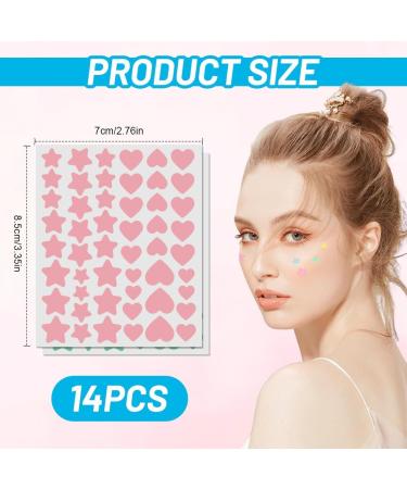 JYNXOR Pimple Patch Star patches pimples stars invisible natural hydrocolloid pimples with tea tree oil salicylic acid acne patch day and night - Buy Online on GoSupps.com