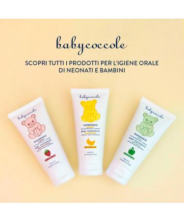  BABY COCCOLE Babycoccole 6 Piece Toothpaste Kit for Children 0-6 Years with Natural Strawberry Flavour. Strengthens teeth prevents cavities. Good supply of fluorine calcium and vitamins - 6 x 75 ml - Buy Online on GoSupps.com
