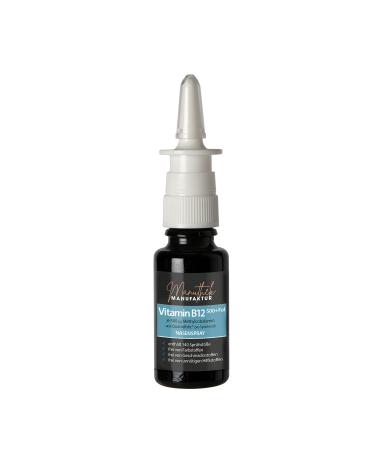 Vitamin B12 and folic acid nasal spray vegan high -dose 500 g methylcobalamine 7 Where needs Developed in German pharmacy suitable for pregnant women & children nasal spray B12+folic acid
