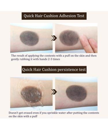 RiRe Quick Hair Instant Touch-up Cushion 14g - Natural Brown - Cover Grey Hair - Portable & Easy to Use - International Shipping Available - Buy Online on GoSupps.com