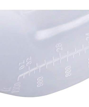 Men Urinal with Scale with Handle Easy to Clean Transparent Environmental Protection Texture for Car Tourism Companion 1000ML Happy - Buy Online on GoSupps.com