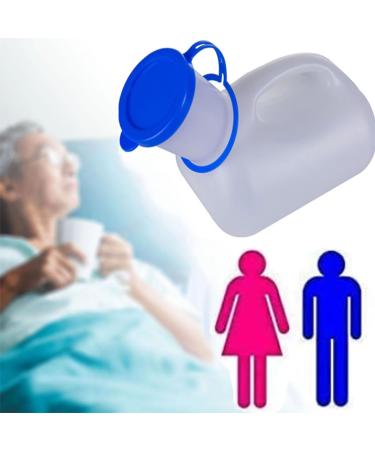 ICEMOB Unisex Urinal Pot 1000Ml Portable Urinal with Lid Spill Proof Urine Bottles for Camping Outdoor Travel Mobile Toilet Urinal Provide You with The Ultimate Comfort Experience Women
