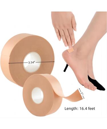 3 Rolls Blister Prevention Tape | Anti-Wear Heel Pads & Waterproof Bandages for Pointe Shoes | Foam Toe & Heel Protectors | Skin Chafing Relief - Buy Online on GoSupps.com