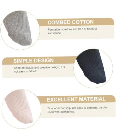 Healeved Elderly Diabetic Socks - 5 Pairs of Non-Skid Cotton Ankle Socks for Men | Diabetic Care Socks for Extra Wide Feet - Buy Online on GoSupps.com
