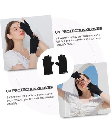 Ipetboom 1 Pair Nail Protection Gloves Mittens Nail Art Gloves Salon Nail Art Tools Manicure Tools Manicure Protective Accessory Salon Manicure Gloves Nylon Thin Section Miss Accessories - Buy Online on GoSupps.com