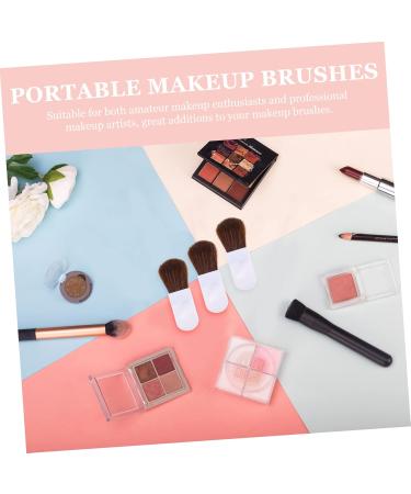 FRCOLOR Face Blusher Brush 1 Set blush brush blending cosmetic brush Cosmetic mini powder lady makeup face Cosmetic Accessories pvc bb cream brush bevel travel white Cosmetic Blusher Brush - Buy Online on GoSupps.com