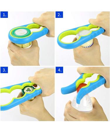 Adjustable Non Slip Jar Opener - Ideal for Elderly, Kids, & Those with Weak Grip or Arthritis - Buy Online on GoSupps.com
