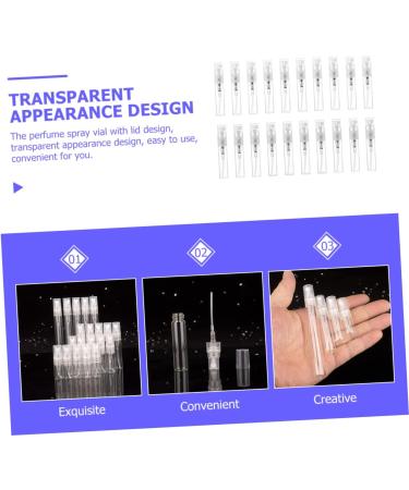 Buy Baluue Pearl Hair Tie Set - 20pcs Perfume Bottle Test Tubes for Beading & Jewelry Making - Portable Travel Glass - 0.1 oz Clear - Buy Online on GoSupps.com
