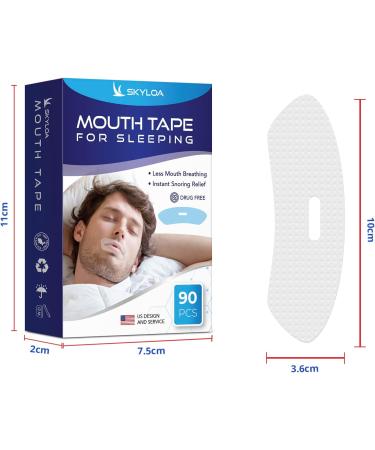 Skyloa Mouth Tape for Better Sleep and Instant Snoring Relief - 90 PCS - Buy Online on GoSupps.com