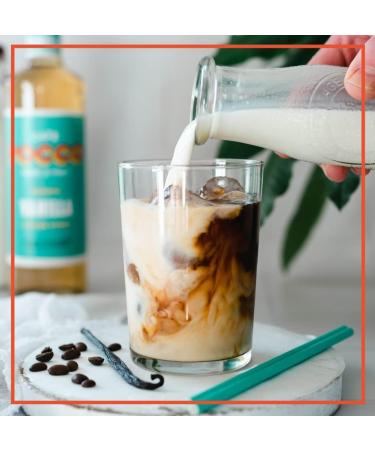 Cafe Pocco Coffee Syrup Set - 250ml Glass Bottles - Caramel & Vanilla - Enhance Your Lattes, Iced Lattes, and Frappes - Buy Online on GoSupps.com