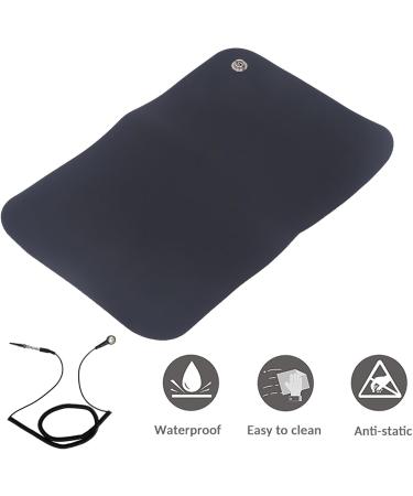 Portable Grounding Mouse Pad 16.4ft Cable Reduces Stress Easy-to-Clean PU Leather Enhances Sleep Quality & Eliminates Static - Buy Online on GoSupps.com