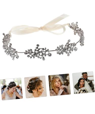 1pc Hair Accessories Wedding Rhinstone Bridal Headpieces Birthday Vine Bridal Vine Bridal Hair Vine Adjustable Headband Rhinestone Crown Rhinestone Hair Bride Alloy Fashion - Buy Online on GoSupps.com
