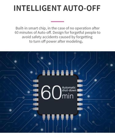 5 in 1 Interchangeable Curling Wand Set - Large Barrel Curling Iron Instant Heat Curler with LCD Temp Adjustment & 3 Barrel Hair Crimper for Gorgeous Curls - Buy Online on GoSupps.com