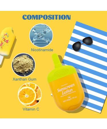 Face Sunscreen for Women Moisturizing Sunscreen Cream SPF 60+++ Add Vitamin C Fight UV Rays Oil-Free and Anti-Aging Daily Sun Care All Skin Types 80g - Buy Online on GoSupps.com