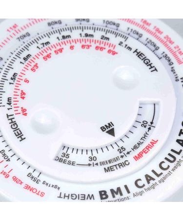Haosie Tape Measure Body BMI Body Tape Measure 150 cm Retractable Body Fat Measuring Tool for Waist Circumference Body Mass Index Measurement with Bmi Calculator - Buy Online on GoSupps.com
