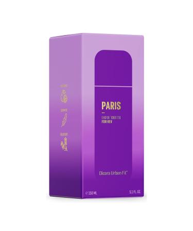 Dicora Urban Fit Paris Perfume for Women - Notes of Orange Blossom Bergamot Amber Musk Patchouli and Vanilla - 5.07 oz EDT Spray - Buy Online on GoSupps.com