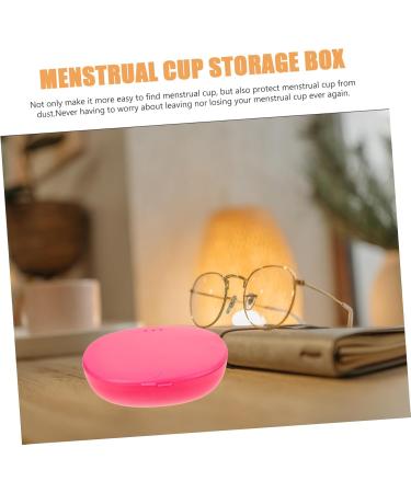 Lalafina 2er-Box Menstruation Cup Storage Pink Plastic Carrier for Travel & Organizing | International Shipping Available - Buy Online on GoSupps.com