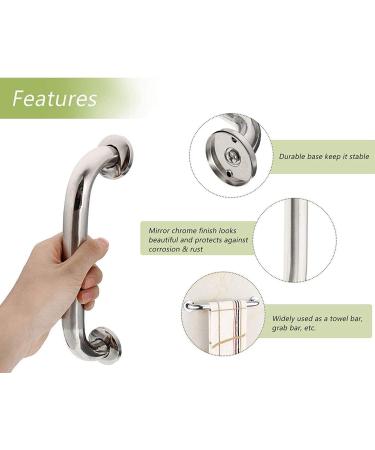 Bathroom Grab Bars Stainless Steel Grab Rail Shower Safety Handle Anti Slip Bathroom Balance Bar Handicap erly Bath Handle - Buy Online on GoSupps.com