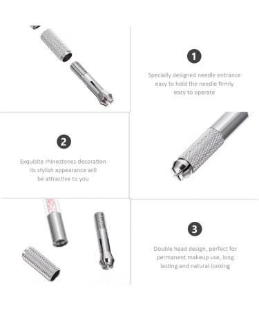 Angoily 10pcs Needle Microblading Pen Holder Dual for Multitools Brow Looking Manual Double Mutitool End - Buy Online on GoSupps.com